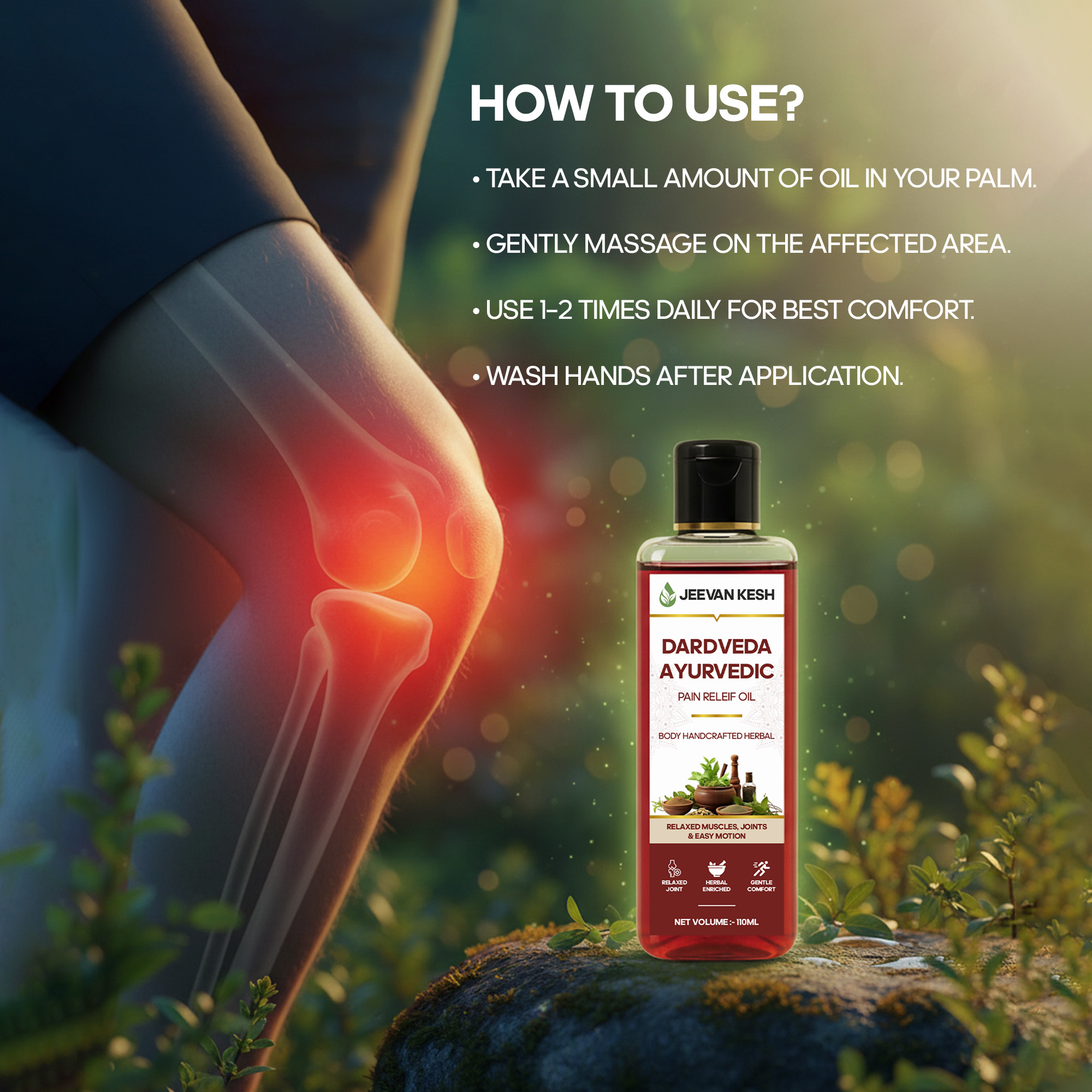 JeevanKesh DardVeda Ayurvedic Pain Relief Oil - Image 5