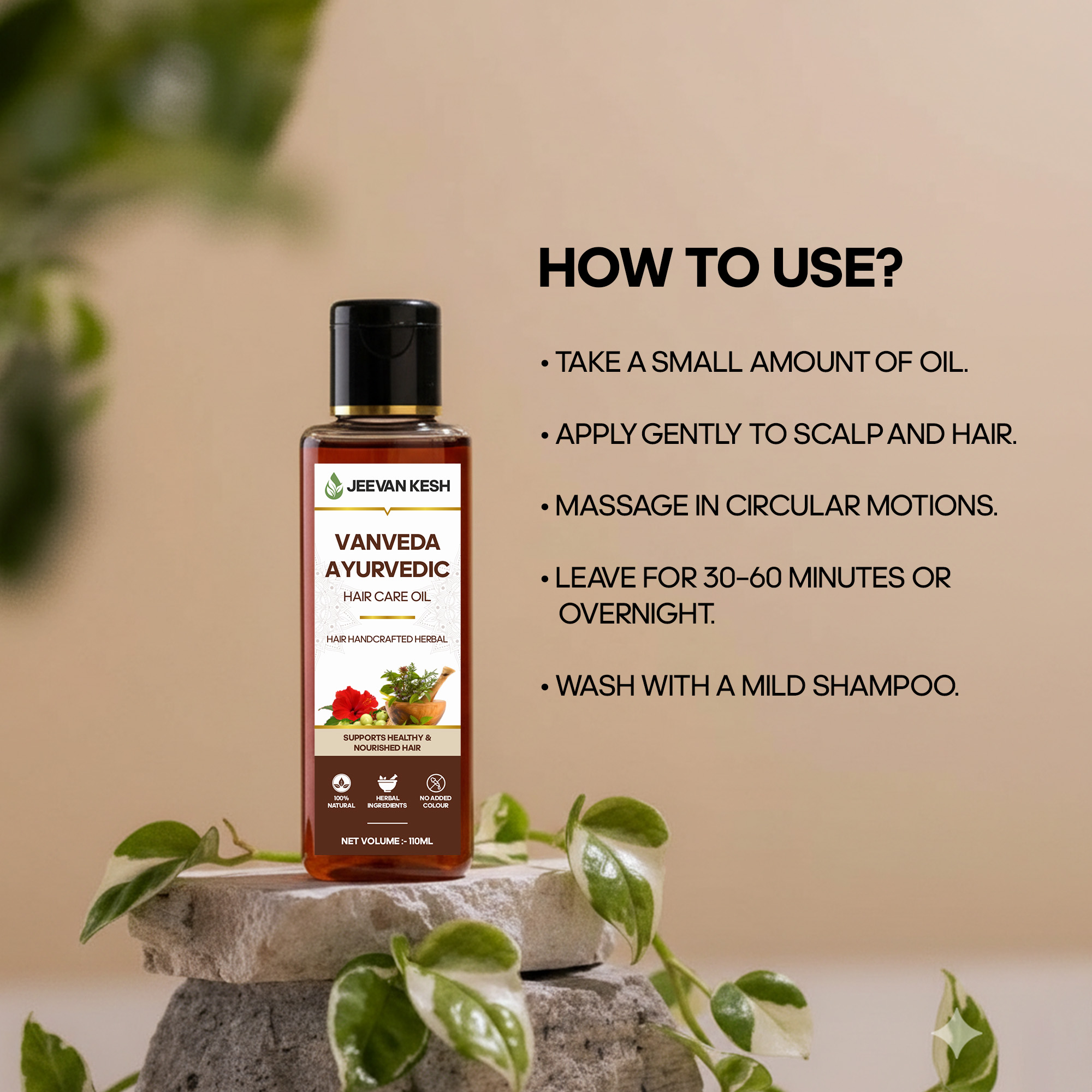 JeevanKesh VanVeda Ayurvedic Hair Care Oil - Image 5