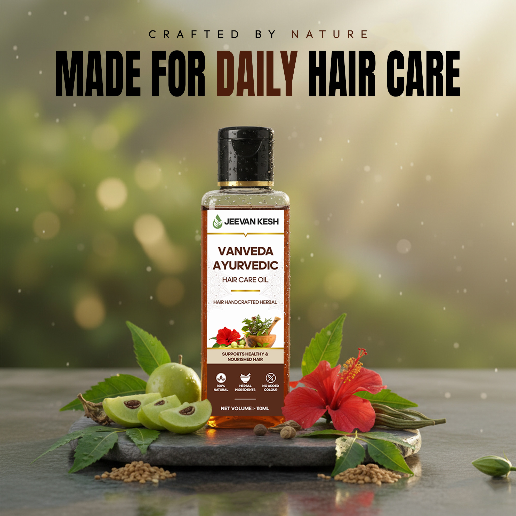 JeevanKesh VanVeda Ayurvedic Hair Care Oil - Image 3